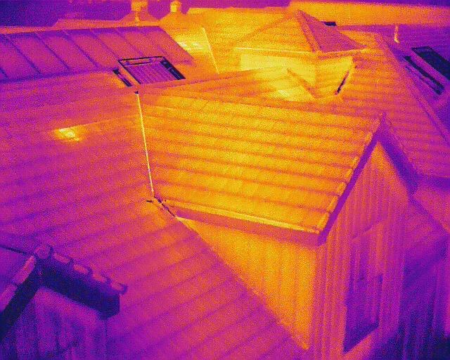 Thermal Imaging Roof Survey Image Eccles